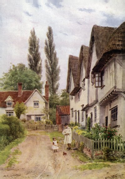 Le Tre Gables, Kersey, Suffolk da Alfred Robert Quinton